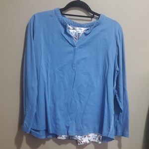 Northern Reflections Blue Women's 2 Piece Lounge Set Size Xl